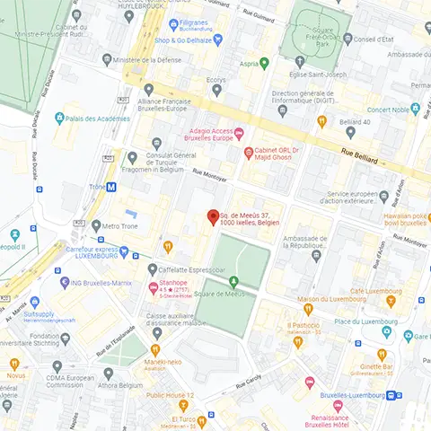 Fuchs & Cie Brussels Map